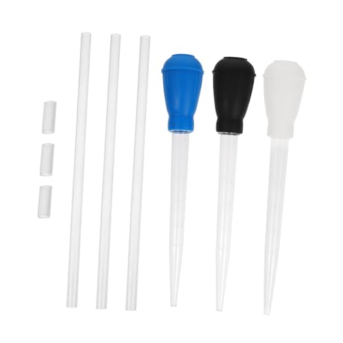 Beaupretty 3pcs Fish Tank Cleaning Tool Nozzle Siphon Compact Waste for Aquatic Plants and Pets Lightweight Manual Cleaner Easy to Store and Use