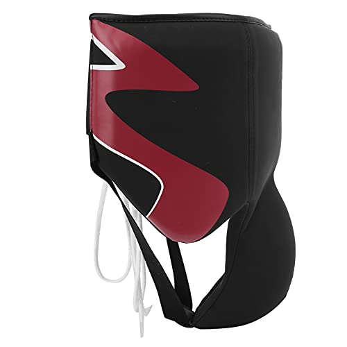 Fydun Men Groin Guard Boxing Muay Thai Jockstraps - BN Fight Karate Taekwondo Groin - color: Red
