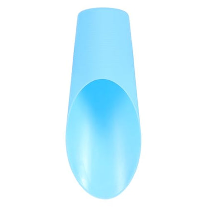 HARFINGTON Bonsai Soil Scoop 6.3" x 1.8" Plastic Colorful Mini Garden Shovel Cultivation Digging Transplanting Tools for Plant Flower Succulent Coffee Beans, Blue - color: Blue