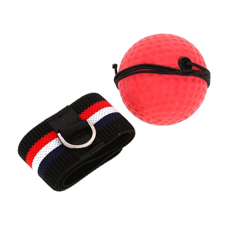 Boxing Equipment Ball Made of Quality Material with Stretchy Adjustable Headband, Easy to Use for Speed Improvement, Perfect for Room, Garden, or Park Training - size: E305-H04