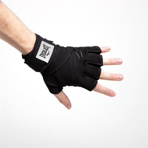 Everlast Elite 180" Handwrap | Boxing Hand Wraps for Men & Women - color: Black
