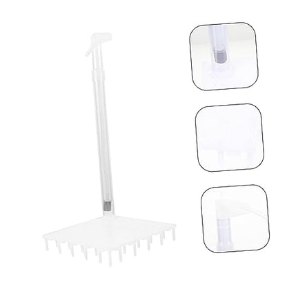 POPETPOP 1Set Aquarium Divider of Undergravel Partition Grid with Splicing Tube for Flexible Tank Compartment Durable Easy Installation for Fish Tanks