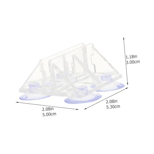 2pcs Acrylic Fish Tank Divider Clips Cups Aquarium Isolation Clips for Fish Separation and Easy to Install Suitable for Freshwater and