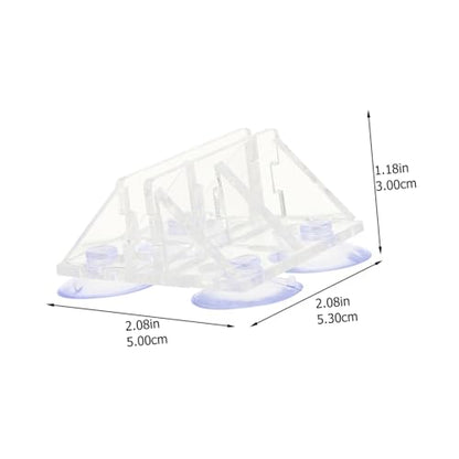 2pcs Acrylic Fish Tank Divider Clips Cups Aquarium Isolation Clips for Fish Separation and Easy to Install Suitable for Freshwater and