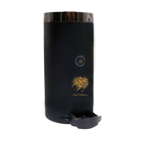 Bakhoor BoSidin New Incense Burner, Upgraded Quality with Incense Storage, USB Rechargeable Bakhoor Burner, Portable Electric Mubkhara Device for Home Office and Car (BLACK)