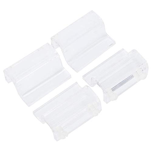 Aquarium Lid Clips, 4pcs Acrylic Aquarium Cover Clip, Clear Fish Glass Cover Clip Support Holder Universal Lid Clips for Rimless Aquariums