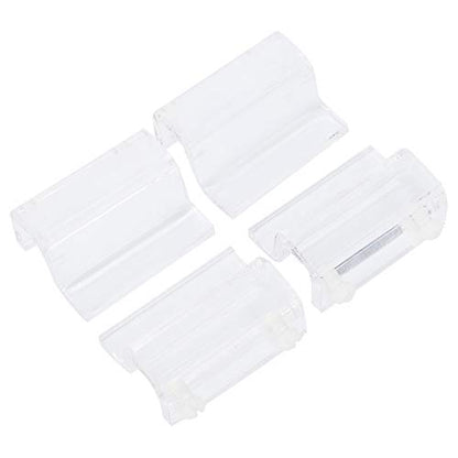 Aquarium Lid Clips, 4pcs Acrylic Aquarium Cover Clip, Clear Fish Glass Cover Clip Support Holder Universal Lid Clips for Rimless Aquariums
