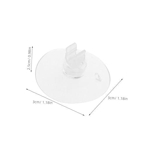 Abaodam 20pcs Suction Cup Hose Clamp for Aquarium Airline Suction Cups Standard Aquarium Tubing Holder Soft Sucker Clip for Fish Tank