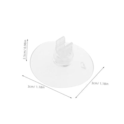 Abaodam 20pcs Suction Cup Hose Clamp for Aquarium Airline Suction Cups Standard Aquarium Tubing Holder Soft Sucker Clip for Fish Tank