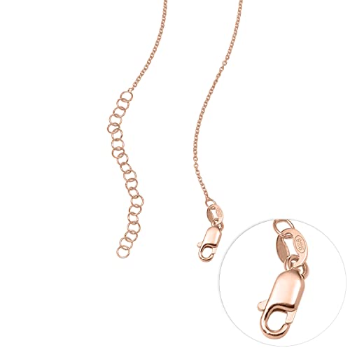 Personalized Japanese, Arabic, Hebrew, Greek, Chinese, Cyrillic, Hindi Name Necklace for Woman, Her, Men, Him - Custom Made with Any Name - Unisex Jewelry Gift for Mother's Day, Father's Day, Birthday - color: 18k Rose Gold Plated, style: Japanese