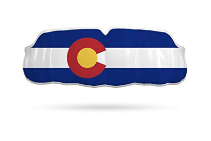 Impact Custom Professional MMA/Boxing/Muay Thai Mouthguard -Flag Series - color: Colorado State Flag