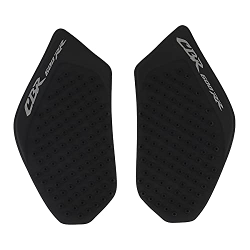 Motorcycle Anti Sticker Tank Traction Pad Side Knee Grip Protector for CBR600RR CBR600 600 RR 2003-2006, Black, 500110560