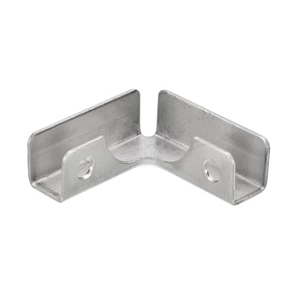 uxcell Glass Fixing Clip, 2pcs for 10-12mm 304 Stainless Steel L-Shaped Glass Connector Combination Bracket Reinforced Clamp for Glass Display Cabinet, Fish Tank - size: 10-12mm