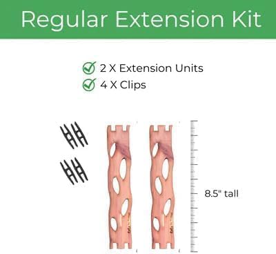 Zella Regular Extension Kit (2 Extensions) - Wooden Extendable Plant Trellis for Indoor Climbing Houseplants - Modular Plant Support - size: Regular Extension Kit