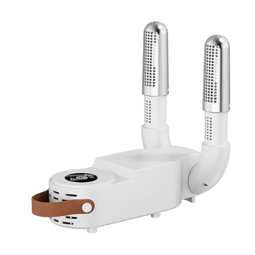 Boxing Glove Dryer with Smart Display, Portable Fresh Strike Glove Dryer, Constant Temperature Punching Gloves Dryer with Adjustable Heat & Timer for Boot Glove (White#B) - color: White#B