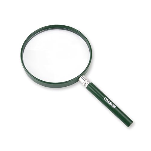 Carson BigEye Magnifier with Over-sized 5-Inch Lens (HU-20) | Handheld Magnifier for Kids with Large 5-inch Viewing Lens, STEM Education Tool for Kids (HU-20) - size: Single Pack