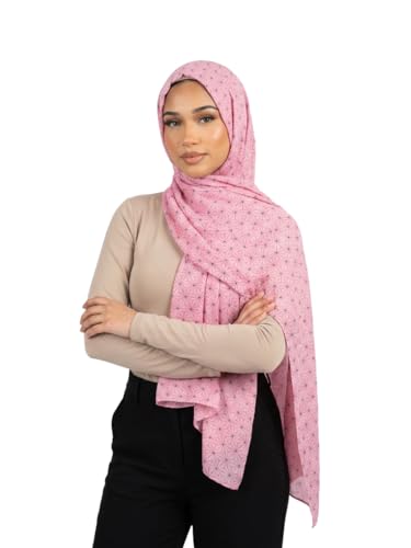 Stylish Premium Modal Viscose Hijabs for Women - color: Anime Pink
