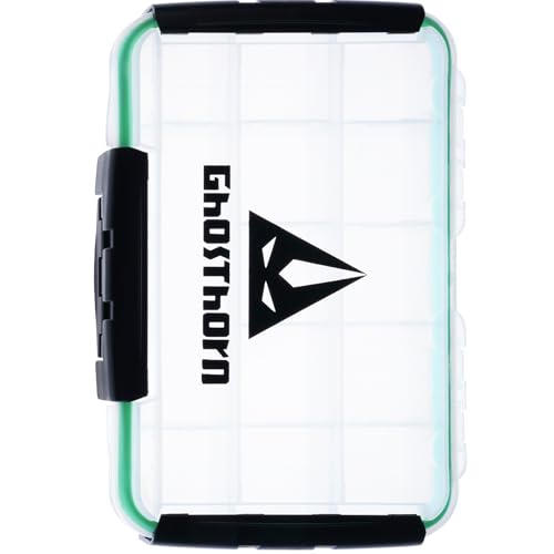 Ghosthorn Waterproof Fishing Tackle Box Organizer 3600 Lure Storage 1 Pack | Clear Tackle Organizer with Removable Dividers for Lures, Hooks and Fishing Gear Portable 3600/3700 Storage Boxes Trays - size: 3600*1