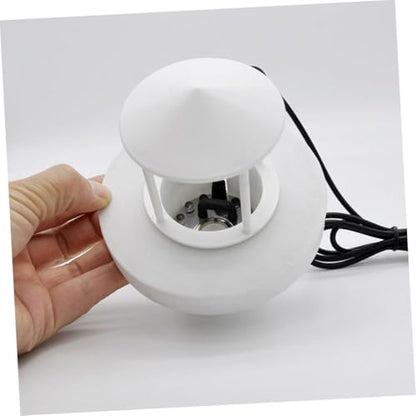 Replacement Humidifier Splash Guard for Rockery Mist Maker White Abs Plastic Float Splash Guard for Pond and Aquarium Humidifier for DIY Mist Maker 1 Box