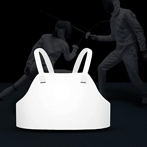 Colaxi Breast Protector Adults Kids Fencing Guard for Rugby Football Boxing Muay Thai - size: Men XS 50-70cm