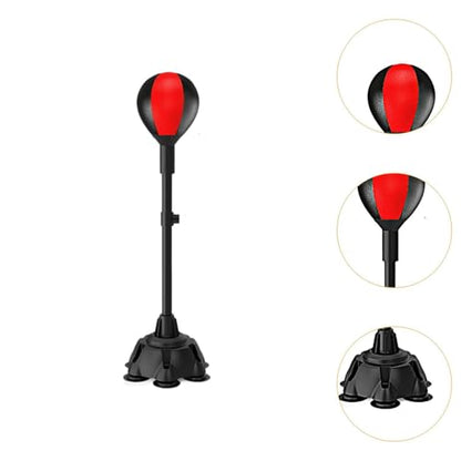 High-Speed Boxing Ball Set for Home Gym Training - color: Red Black