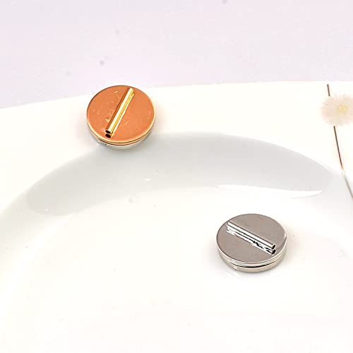 5 Pieces Strong Magnetic Brooch Converter Pin Keepers Harm-Free Clothing Magnet Buckle Tie Free Clothing Brooch Adapter - color: Gold