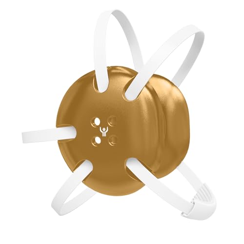 Great Call Athletics Classic Wrestling Headgear, White Straps - style: Vegas Gold w/ White Straps