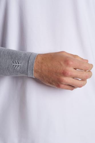 Coolibar Men's Sun Arm Sleeves - UPF 50+ Sun Protection - Navagio - color: Blue Dusk, size: Small-Medium