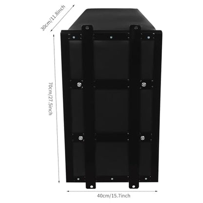 Wall Boxing Punching Pad, Wall Mount Uppercut Boxing Heavy Bag - color: Black +White