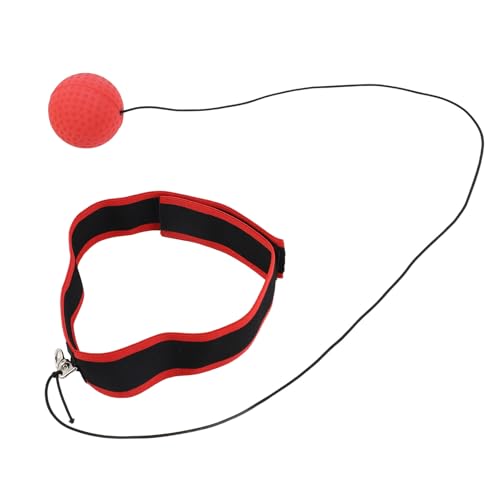 Agatige Boxing Reflex Ball Set, Boxing Training Ball Adult Punch Exercise Ball Boxing Equipment with Elastic Head Band, Varying, Strings for Beginner Proficiency Improvement - size: E305-H01