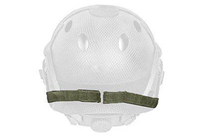 DLP Tactical Quick Release Mesh Steel Face Mask for ARC Rail Equipped Fast/ACH/MICH Combat Helmet - color: Green