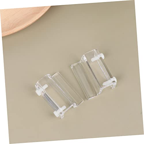 GALPADA 4Pcs Acrylic Fish Tank Cover Holder Support Bracket for Lids Aquarium Rack for Open Tanks Pet Boxes and Heat Preservation