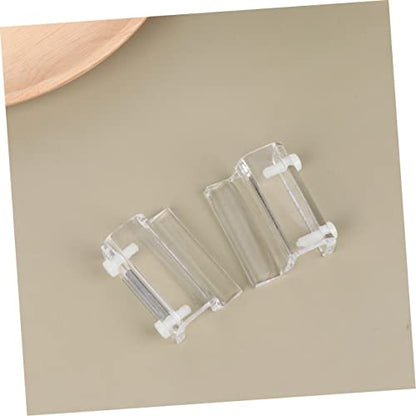 GALPADA 4Pcs Acrylic Fish Tank Cover Holder Support Bracket for Lids Aquarium Rack for Open Tanks Pet Boxes and Heat Preservation