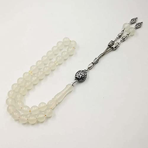 Tasbih Special Resin Change Color Under The Sun Muslim Misbaha UV Discoloration (10mm x 66 Beads) - size: 10mm x 66 beads