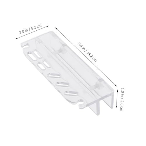 Live Aquarium Plant Tools Holder Rack Acrylic Storage Shelves Rack Shelf for Aquarium Tank Vacuum Compatible