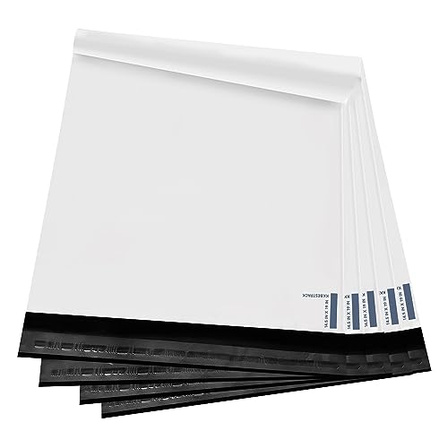 White Poly Mailers 14.5x19 in, Shipping Bags, 100 Pcs | Mailer bags for shipping clothes and large shipping envelopes for packing shirts, hoodies, and apparel. - size: 14.5" x 19" 100pcs