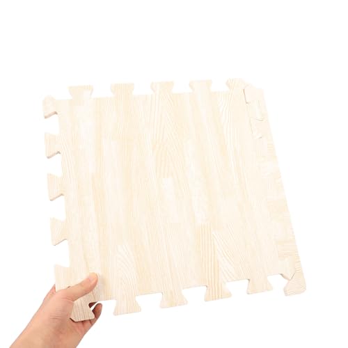 TOYANDONA 12pcs Interlocking Puzzle Floor Mats Crawling Play Mat Eva Foam Tiles Non-Toxic Floor Pads for Nursery Gym and Home Use