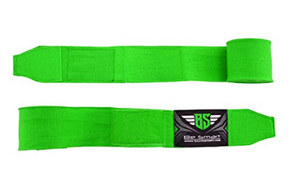 Boxing Hand Wraps 180" Wrist Bandages Fist Inner Gloves MMA,UFC, Muay Thai Pair - color: Green, size: 4.5m