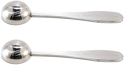 5 ml Teaspoon Measuring Scoop Spoons, Polished Stainless Steel, Set of 2 - color: Polished Stainless Steel, size: 5 ML Teaspoon Measuring Scoop Spoon