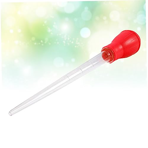 Happyyami Aquarium Tools Pipette 50ml Red Fish Cleaning Device for Fish Tank and Aquarium Cleaning - color: Red, size: Size 3
