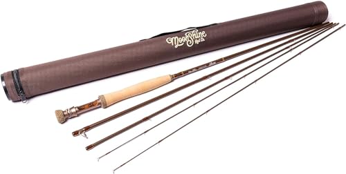 Moonshine Rod Company Fly Fishing Rod with Carrying Case and Extra Rod Tip - size: 5WT- 9', style: Trout Fishing