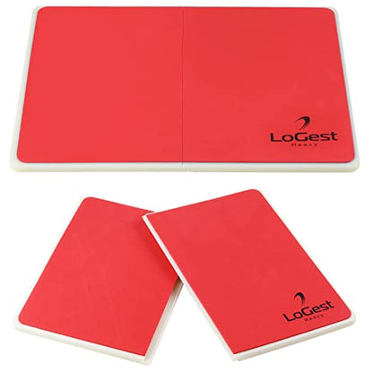 Logest Rebreakable Boards Martial Arts - Taekwondo Karate MMA Boards - Reusable Plastic Training Breaking Boards for Kids & Adults Available in 6 Levels of Difficulty Taekwondo Boards for Breaking - color: Red - Heavy