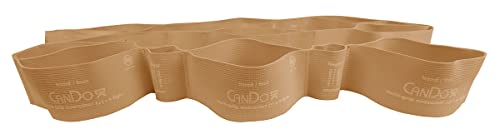 CanDo Multi-Grip 6 Foot Exercise Resistance Band with Hand/Foot Loops for Total Body Workouts, Training, Rehab, Stretching and Therapy - style: XX-Light