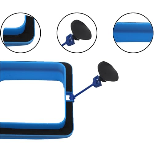 2lots Durability Silicones Feeding Frames Practical Round Floating Food for Various Aquariums Shape Durability Feeders - color: Black, size: D