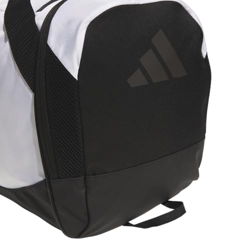 adidas Unisex Team Issue Sports Duffel Bag for Men and Women - color: White/Black/2