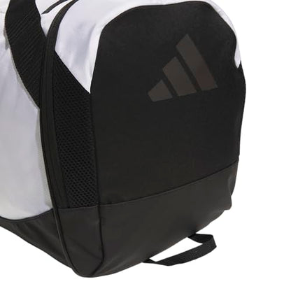 adidas Unisex Team Issue Sports Duffel Bag for Men and Women - color: White/Black/2