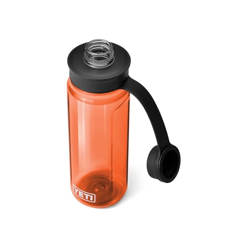 YETI Yonder Water Bottle with Yonder Tether Cap, Lightweight, Leakproof and BPA-Free - color: King Crab, size: 25 Ounces