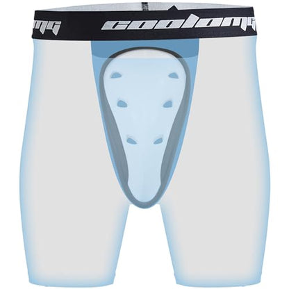 COOLOMG Athletic Flexible Cup Youth Boys Men Adult Hard Cup for Baseball Football Lacrosse Hockey MMA Boxing - size: X-Large