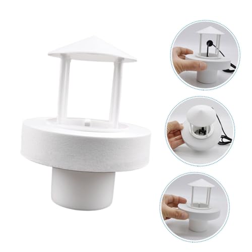 Replacement Humidifier Splash Guard for Rockery Mist Maker White Abs Plastic Float Splash Guard for Pond and Aquarium Humidifier for DIY Mist Maker 1 Box