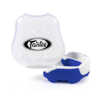 Fairtex Muay Thai MMA Mouthguard for Adults and Teens – Pro-Level Ultimate Mouth Protection for Combat Sports, Boxing, Kickboxing, and Martial Arts | Custom Fit, BPA-Free, Latex-Free (Blue) - color: Blue